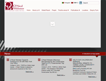 Tablet Screenshot of onealwebster.com